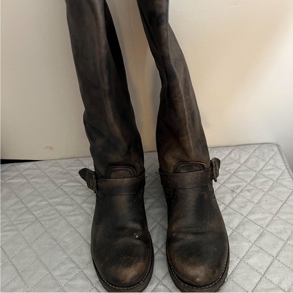 Frye Veronica Slouch Riding Boots - Picture 2 of 3
